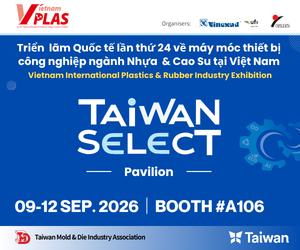 Taiwan Pavilion giới thiệu năng lực chuỗi cung ứng toàn diện tại VietnamPlas 2026