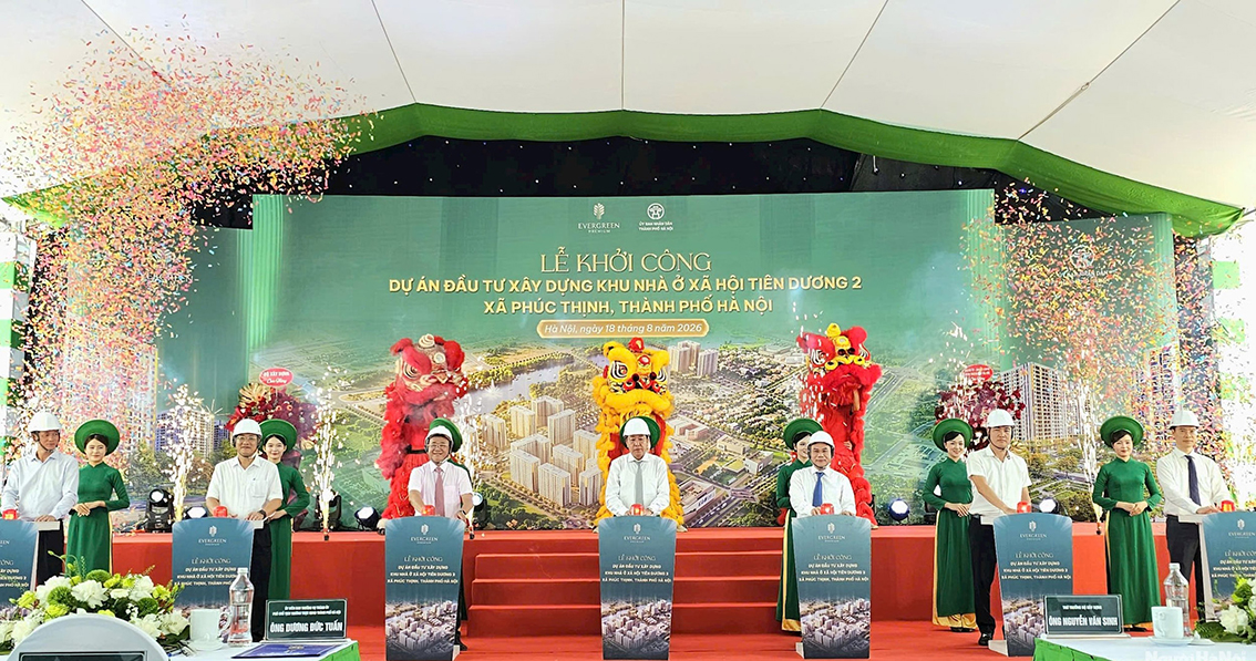 Hà Nội khởi công dự án NOXH quy mô hơn 8.000 căn hộ
