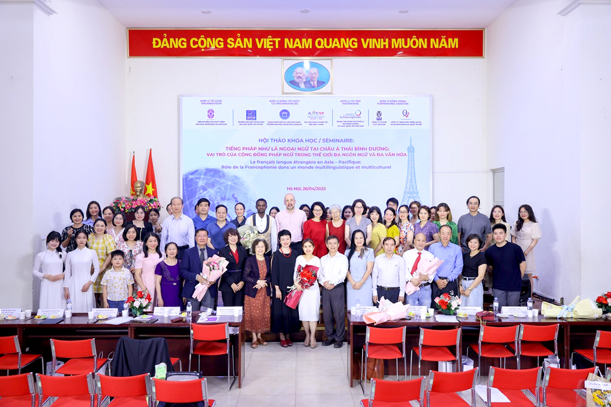 Hội thảo khoa học về tiếng Pháp: Tăng cường vai trò Cộng đồng Pháp ngữ trong thế giới đa ngôn ngữ, đa văn hóa