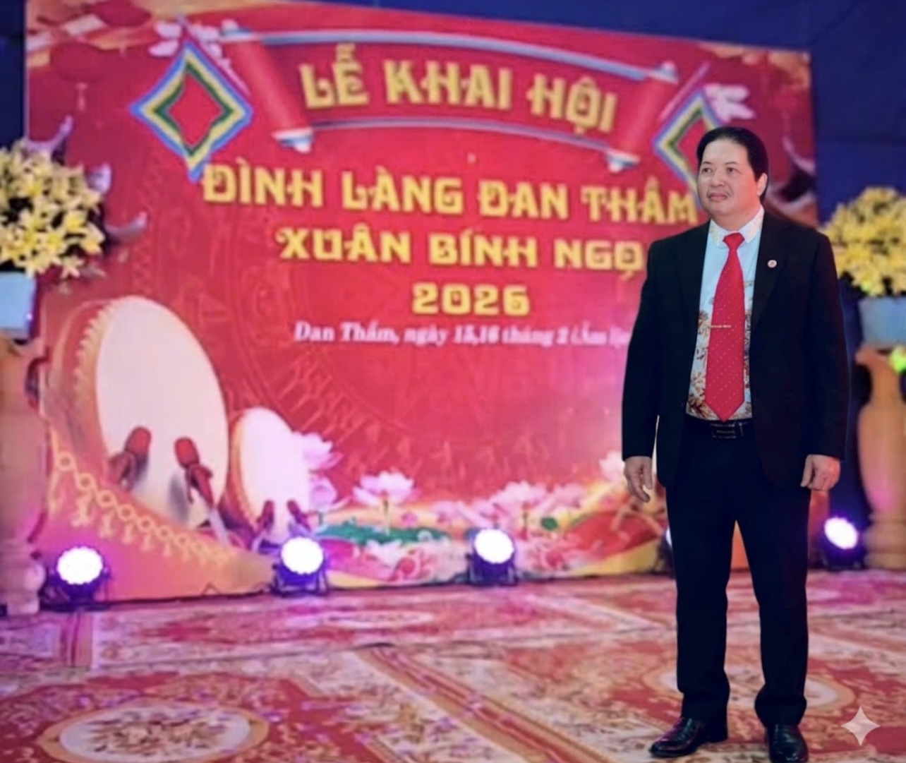 Vang vọng tiếng trống hội Đan Thầm qua những vần thơ Trần Hữu Đạt