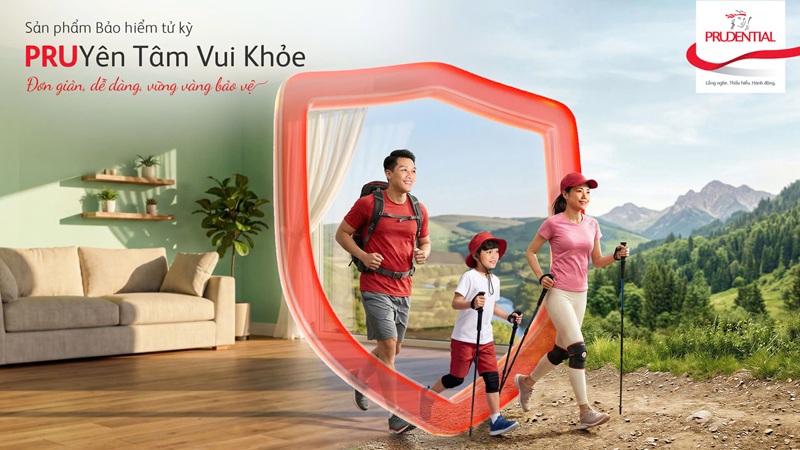 Prudential Việt Nam tăng cường lớp bảo vệ sức khỏe nền tảng, giúp gia đình Việt yên tâm sống vui khỏe