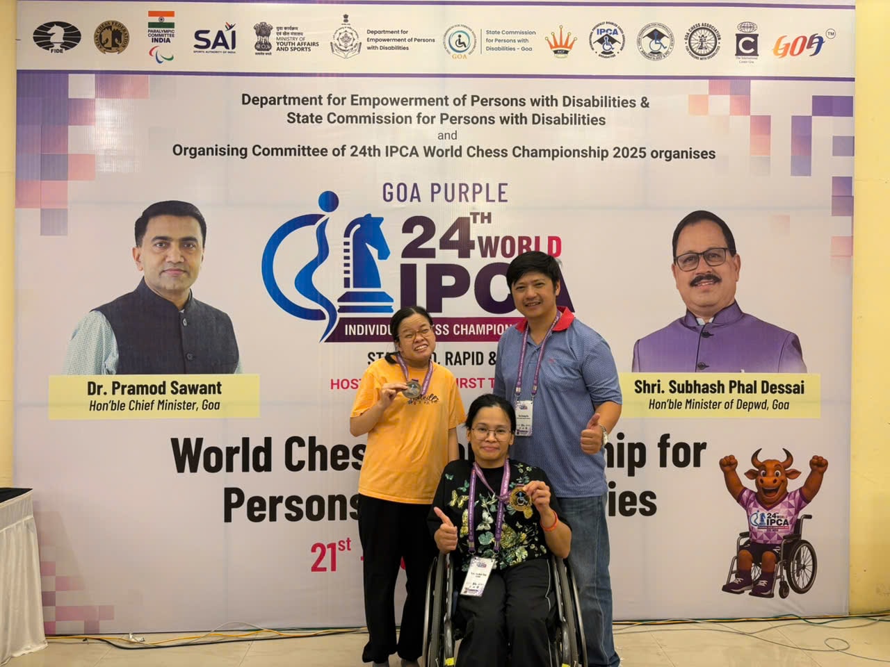 Đội cờ vua người khuyết tật Việt Nam giành Huy chương vàng tại giải thế giới