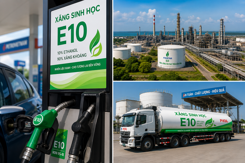 Xăng sinh học E10: Bước chuyển thực tế cho mục tiêu phát triển xanh