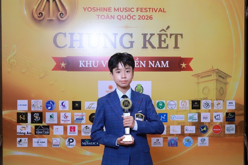  Dấu ấn tỏa sáng của Nguyễn Thái An tại Lễ hội Âm nhạc Yoshine Music Festival 2026